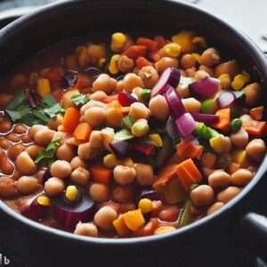 Instant Pot Vegan Chickpea Chili